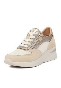 Go Soft Sneakersy CEO-WS2P260-03 Beżowy. Kolor: beżowy. Materiał: materiał #3