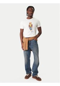 Polo Ralph Lauren T-Shirt 710P07346001 Biały Regular Fit. Typ kołnierza: polo. Kolor: biały. Materiał: bawełna #6