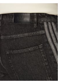 Adidas - adidas Szorty jeansowe adicolor Firebird KD1498 Czarny Loose Fit. Kolor: czarny. Materiał: bawełna #5