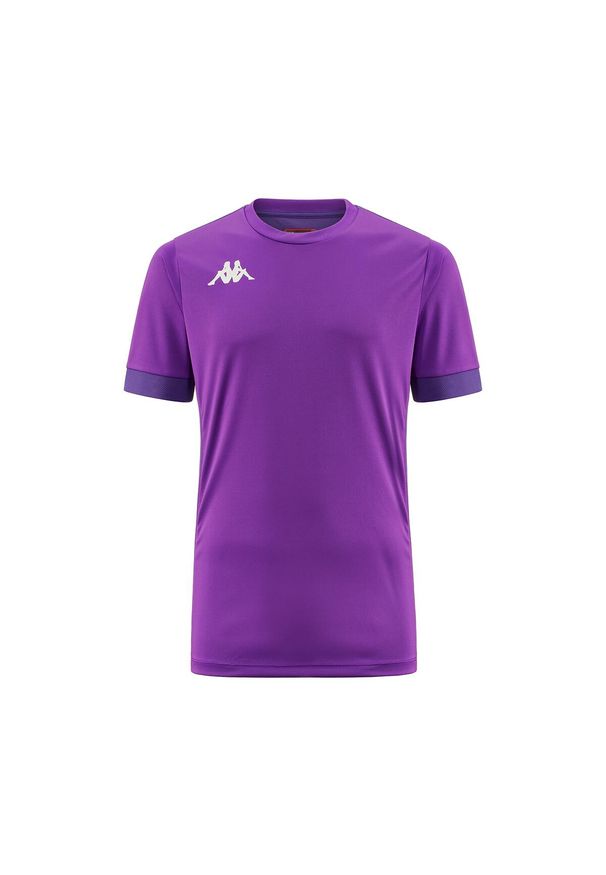 Jersey Kappa dervio. Kolor: wielokolorowy, fioletowy. Materiał: jersey. Sport: piłka nożna, fitness