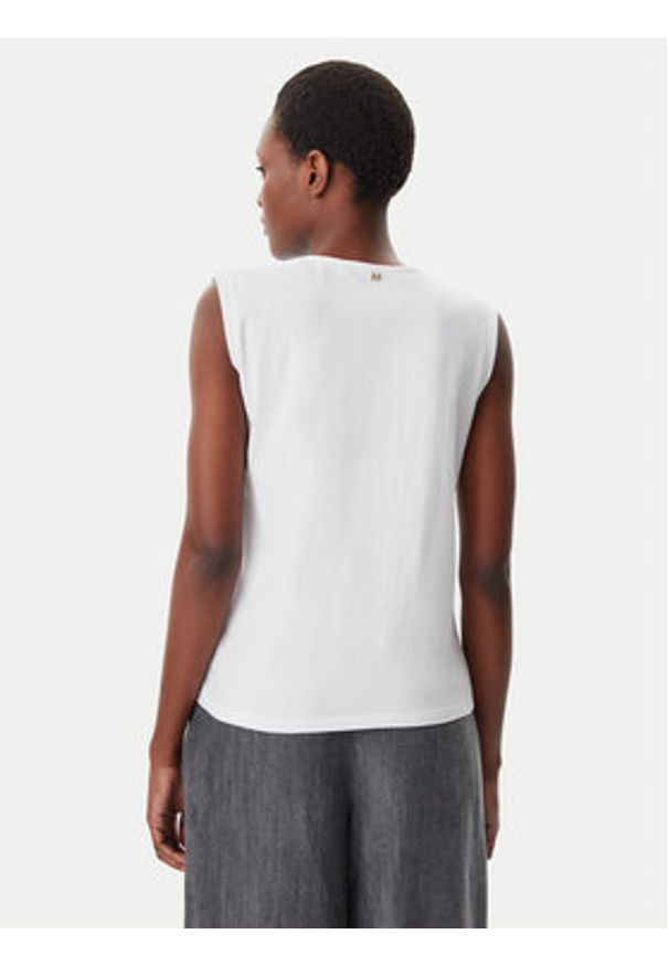 LOLA CASADEMUNT Top MS2515019 Biały Regular Fit. Kolor: biały. Materiał: bawełna