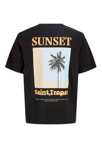 Jack & Jones T-Shirt City Photoprint 12288353 Czarny Regular Fit. Kolor: czarny. Materiał: bawełna #8