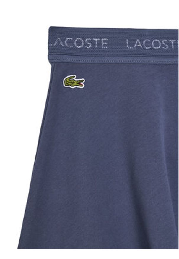 Lacoste Spódnica dresowa JJ8441 Fioletowy Regular Fit. Kolor: fioletowy. Materiał: bawełna