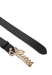 Guess Pasek Damski BW9250 P5335 Czarny. Kolor: czarny. Materiał: skóra