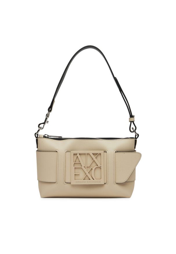 Torebka Armani Exchange. Kolor: beżowy