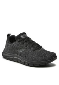 skechers - Skechers Sneakersy Front Runner 232298/BBK Czarny. Kolor: czarny. Materiał: materiał #5