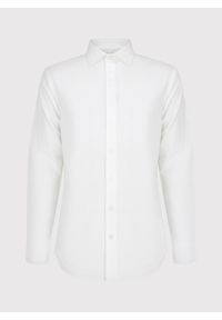 Pako Lorente - PAKO LORENTE – Biała bawełniana koszula męska. Kolor: niebieski, biały. Materiał: bawełna. Długość rękawa: długi rękaw. Długość: długie. Styl: elegancki #8