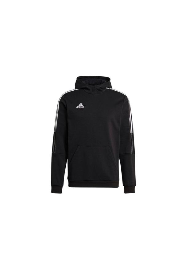 Adidas - Bluza piłkarska męska adidas Tiro 21 Sweat Hoody. Kolor: wielokolorowy, czarny, biały. Sport: piłka nożna