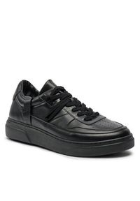 Inuikii Sneakersy Leo 50102-855 Czarny. Kolor: czarny. Materiał: skóra
