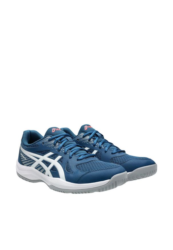 Buty męskie do siatkówki Asics Upcourt 6. Kolor: niebieski, wielokolorowy, biały. Sport: siatkówka