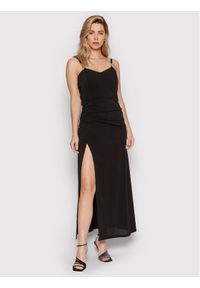 Rinascimento Sukienka koktajlowa CFC0107443003 Czarny Slim Fit. Kolor: czarny. Materiał: syntetyk. Styl: wizytowy