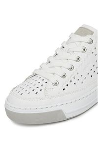 Rieker Sneakersy L8849-80 Biały. Kolor: biały. Materiał: skóra #3