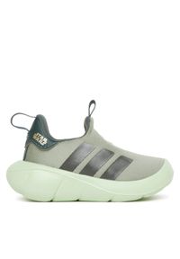Adidas - adidas Sneakersy Star Wars the Mandalorian Monofit JI0502 Zielony. Kolor: zielony. Materiał: materiał. Wzór: motyw z bajki