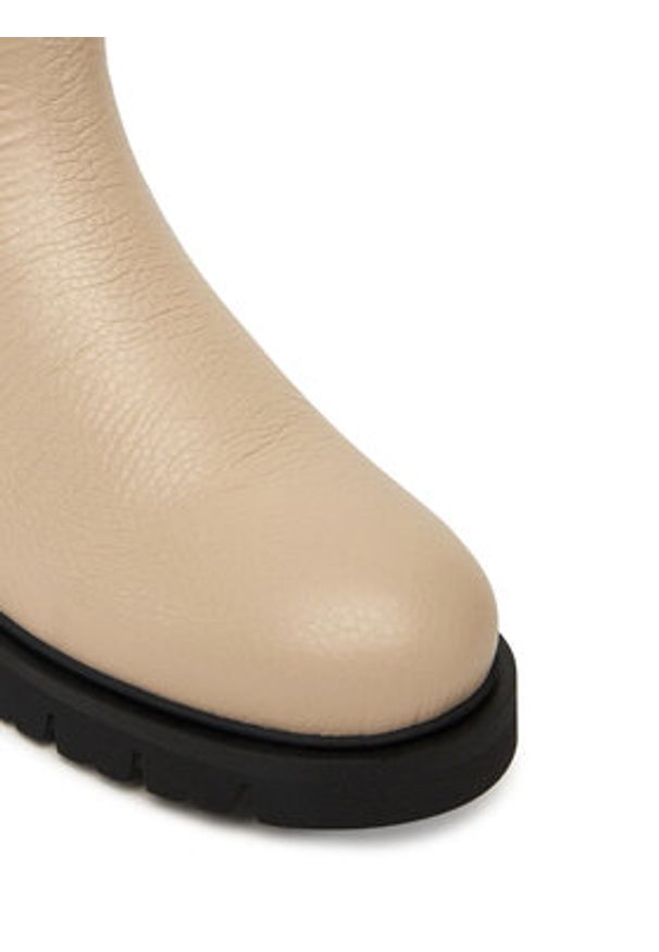 Tommy Jeans Sztyblety Tjw Chelsea Boot Wl EN0EN02826 Écru. Materiał: skóra