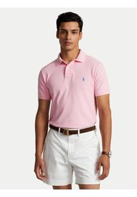 Polo Ralph Lauren Polo Core Replen 710782592 Różowy Custom Slim Fit. Typ kołnierza: polo. Kolor: różowy. Materiał: bawełna