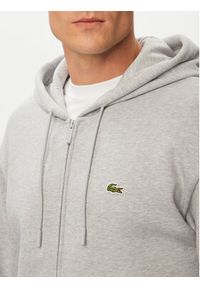 Lacoste Bluza SH8864 Szary Regular Fit. Kolor: szary. Materiał: bawełna #5