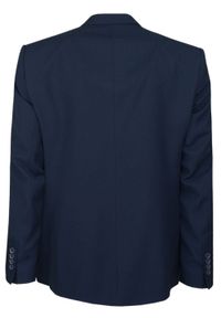 Męski, Taliowany Garnitur (Wesele, Studniówka) - Casino - Granat. Materiał: poliester, wiskoza #3