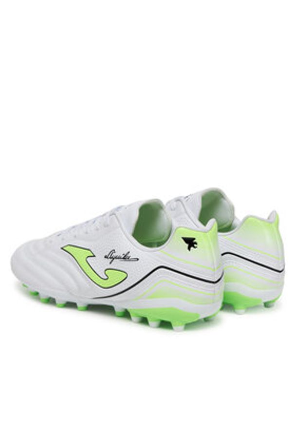 Joma Buty do piłki nożnej Aguila 2502 AGUS2502AG Biały. Kolor: biały. Materiał: skóra