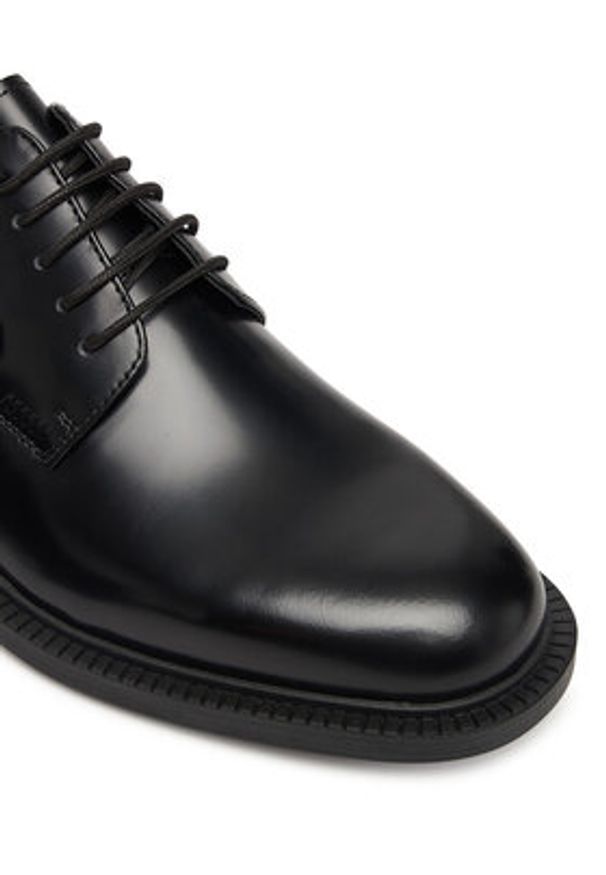 Hugo - HUGO Półbuty Lysander 50548654 Czarny. Kolor: czarny. Materiał: skóra