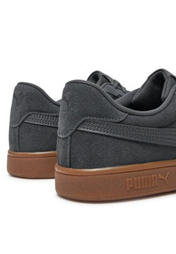 Puma Sneakersy Smash 3.0 390984 16 Czarny. Kolor: czarny. Materiał: skóra, zamsz
