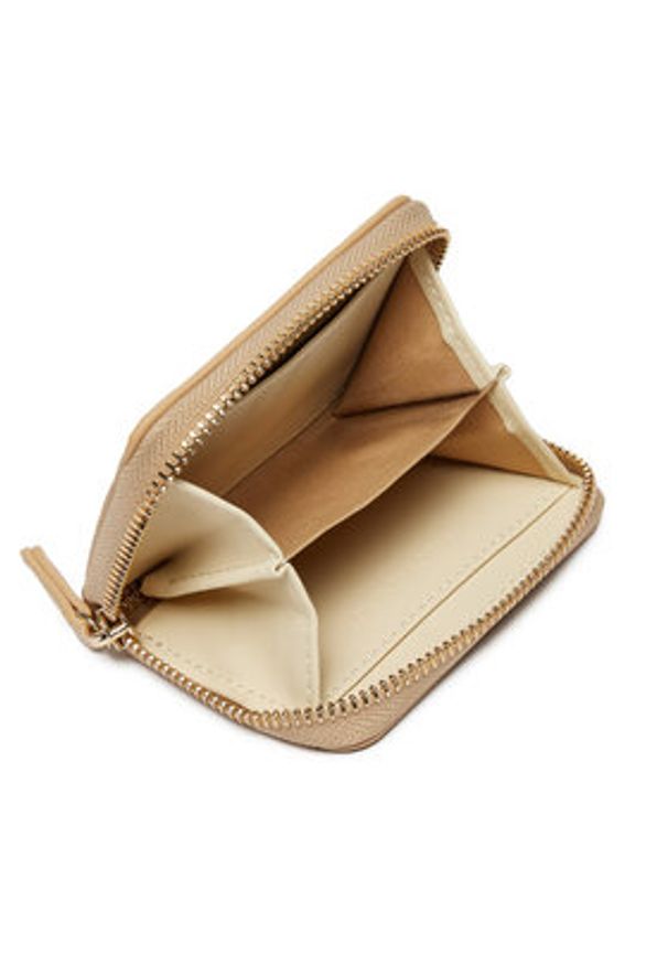 VALENTINO - Valentino Mały Portfel Damski Divina VPS1R4139G Złoty. Kolor: złoty. Materiał: skóra