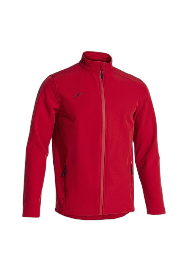 Kurtka wodoodporna Joma Basilea II. Kolor: czerwony. Materiał: softshell. Sport: piłka nożna, fitness
