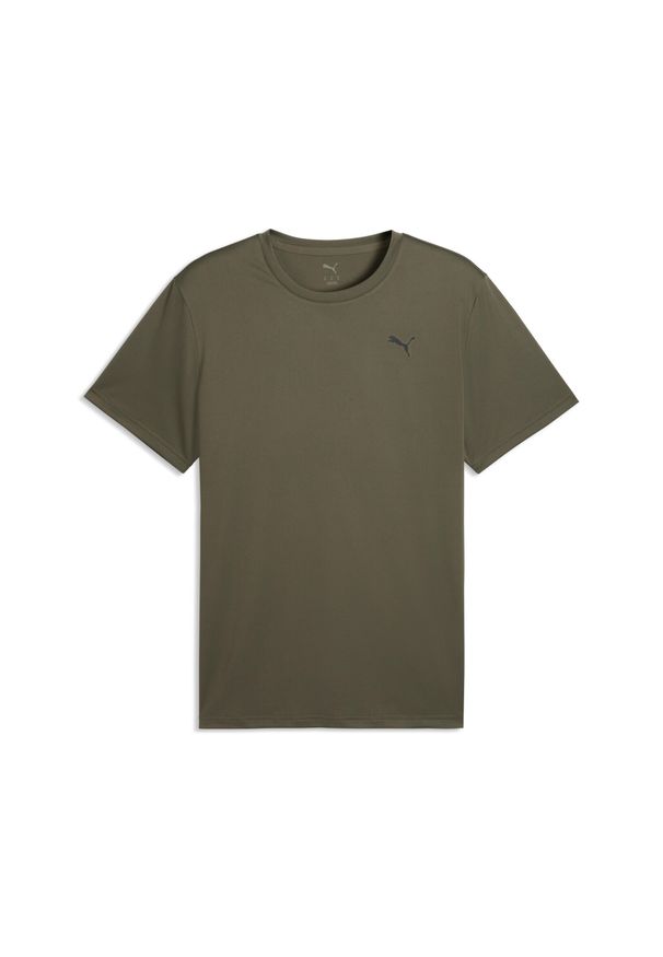 Puma - Męska koszulka Train All Day Essentials Poly Texture PUMA. Kolor: zielony. Materiał: materiał. Sport: fitness