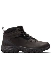 columbia - Buty Columbia Newton Ridge Plus II Waterproof Hiking 1594731011 - czarne. Kolor: czarny. Materiał: skóra, guma. Szerokość cholewki: normalna