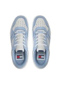 Tommy Jeans Sneakersy Tjw Retro Basket Tonal EN0EN02520 Granatowy. Kolor: niebieski. Materiał: skóra #5