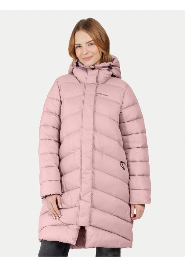 Didriksons Płaszcz zimowy Marion 505408 Różowy Regular Fit. Kolor: różowy. Materiał: syntetyk. Sezon: zima