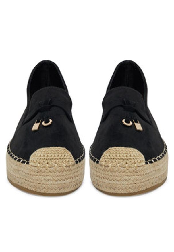 Jenny - JENNY Espadryle WSS990-259 Czarny. Kolor: czarny. Materiał: materiał