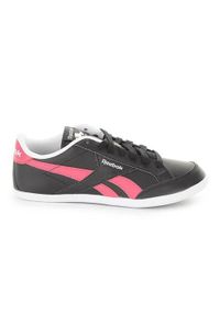 Buty do chodzenia damskie Reebok Royal Transport. Zapięcie: sznurówki. Kolor: wielokolorowy, czarny. Materiał: materiał, syntetyk, tkanina. Szerokość cholewki: normalna. Model: Reebok Royal. Sport: turystyka piesza