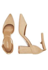 DeeZee Czółenka BK-2466-2 Beżowy. Kolor: beżowy. Materiał: materiał #5
