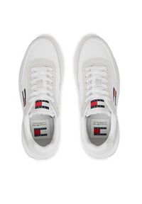 Tommy Jeans Sneakersy Tjw Tech Runner Ess EN0EN02511 Biały. Kolor: biały. Materiał: materiał