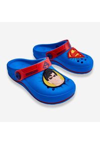 zaxy - Zaxy Dziecięce Kroksy Superman Grendene Kids JJ385004 Niebieskie. Kolor: niebieski. Materiał: guma. Wzór: motyw z bajki