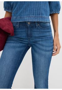 bonprix - Dżinsy o kroju bootcut, mid waist, ze stretchem. Kolor: niebieski #3