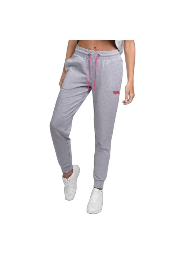 Damskie spodnie dresowe Lonsdale Leinthall. Kolor: różowy. Materiał: dresówka