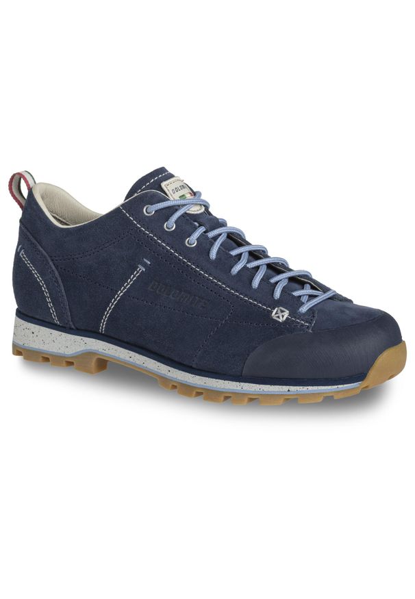 Buty trekkingowe damskie Dolomite Cinquantaquattro Low EVO. Zapięcie: sznurówki. Kolor: niebieski. Materiał: materiał, skóra, zamsz. Szerokość cholewki: normalna. Styl: sportowy