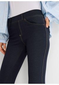 bonprix - Legginsy o wyglądzie dżinsów. Kolor: niebieski #3