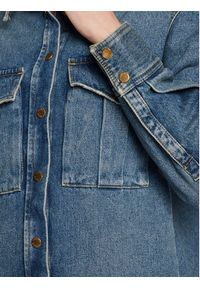 Pinko Kurtka jeansowa Ululato 1J111G A05T Niebieski Oversize. Kolor: niebieski. Materiał: bawełna