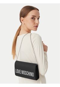 Love Moschino - LOVE MOSCHINO Torebka JC4103PP1PKD000B Czarny. Kolor: czarny. Materiał: skórzane #1