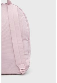 Reebok Plecak kolor różowy duży gładki. Kolor: różowy. Materiał: poliester. Wzór: gładki