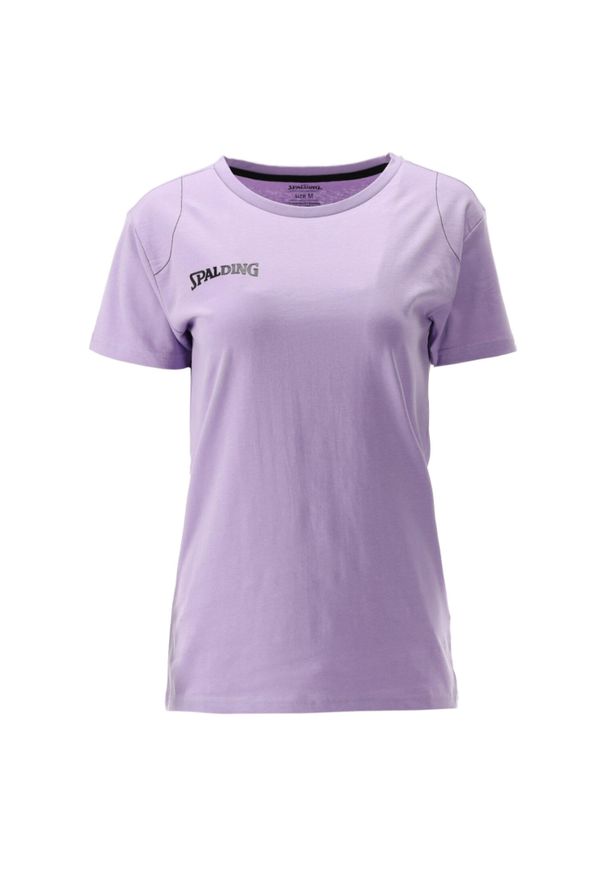 SPALDING - Koszulka damska Spalding Essential. Kolor: wielokolorowy, fioletowy, różowy. Sport: koszykówka