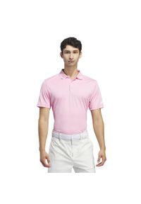 Adidas - Polo adidas Adi Performance. Typ kołnierza: polo. Kolor: różowy. Styl: sportowy, klasyczny