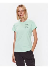 Helly Hansen T-Shirt 63341 Zielony Regular Fit. Kolor: zielony. Materiał: bawełna