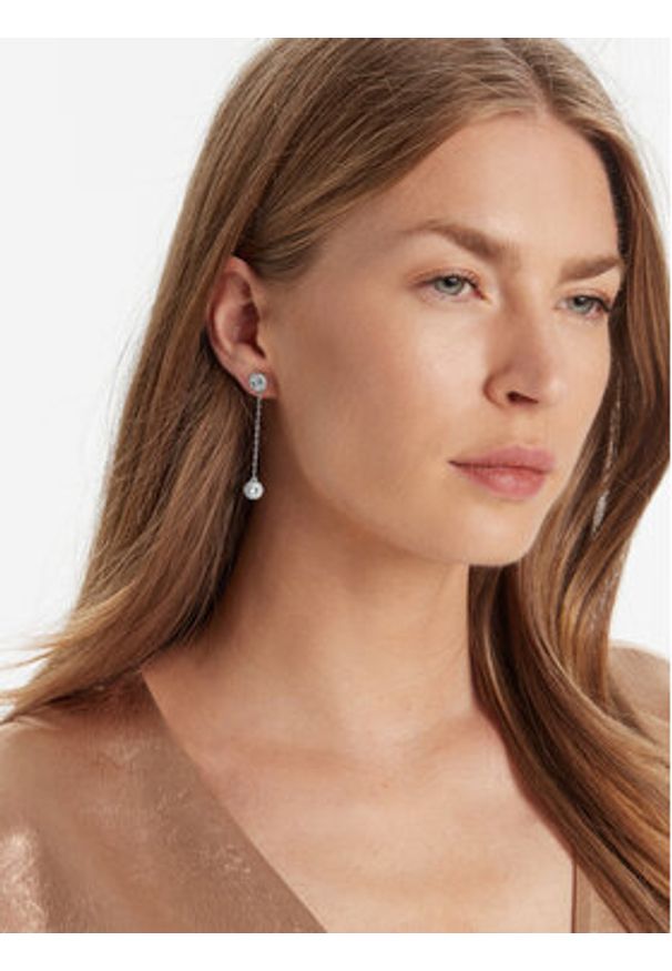 Swarovski Kolczyki 5732273 Srebrny. Materiał: srebrne. Kolor: srebrny