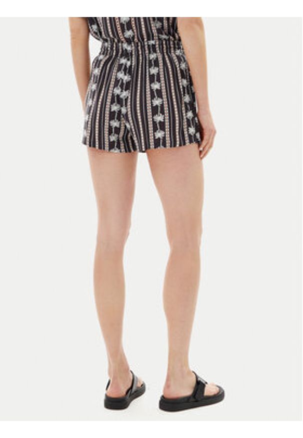 Volcom Szorty materiałowe Sunny Daze B0912410 Czarny Relaxed Fit. Kolor: czarny. Materiał: wiskoza