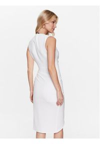 Babylon Sukienka koktajlowa S_E00746 Biały Regular Fit. Kolor: biały. Materiał: syntetyk. Styl: wizytowy