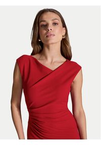 Swing Sukienka koktajlowa 5AI16700 Czerwony Slim Fit. Kolor: czerwony. Materiał: syntetyk. Styl: wizytowy #3