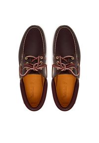 Timberland Mokasyny Authentics Boat 3 Eye Classic TB0500096481 Brązowy. Kolor: brązowy. Materiał: skóra #4